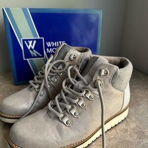 White Mountain Women's Grey Hiking Boots